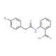 2-[2-(4-bromophenyl)acetamido]benzoic acid - chemical structure image