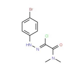 2-[2-(4-Bromophenyl)hydrazono]-2-chloro-N,N-dimethylacetamide - chemical structure image