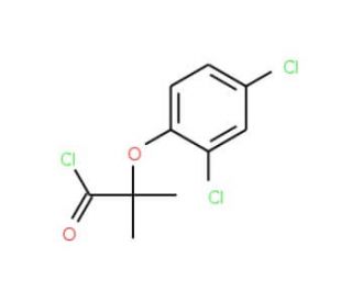 2-(2,4-dichlorophenoxy)-2-methylpropanoyl chloride - chemical structure image