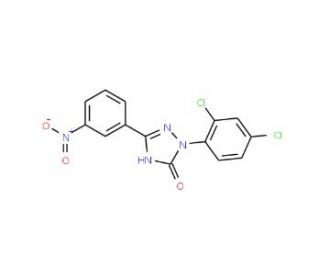 2-(2,4-Dichlorophenyl)-1,2-dihydro-5-(3-nitrophenyl)-3H-1,2,4-triazol-3-one - chemical structure image