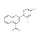 2-(2,4-dichlorophenyl)quinoline-4-carbonyl chloride - chemical structure image