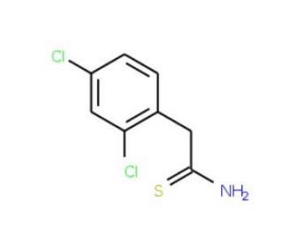 2-(2,4-Dichlorophenyl)thioacetamide (CAS 883946-62-1) - chemical structure image