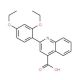 2-(2,4-Diethoxy-phenyl)-quinoline-4-carboxylic acid - chemical structure image
