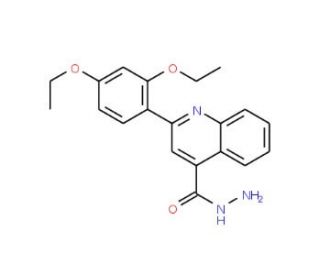 2-(2,4-Diethoxyphenyl)quinoline-4-carbohydrazide - chemical structure image