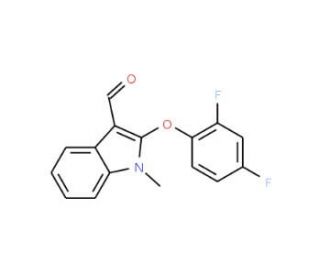 2-(2,4-Difluorophenoxy)-1-methyl-1H-indole-3-carbaldehyde - chemical structure image