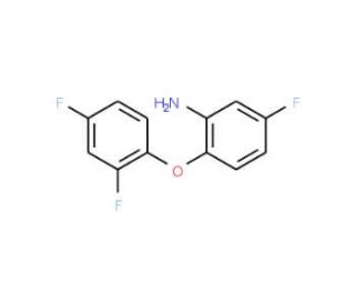 2-(2,4-Difluorophenoxy)-5-fluoroaniline - chemical structure image