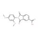 2-(2,4-dimethoxyphenyl)-1,3-dioxoisoindoline-5-carboxylic acid - chemical structure image