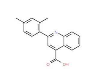 2-(2,4-Dimethyl-phenyl)-quinoline-4-carboxylic acid (CAS 5466-33-1) - chemical structure image