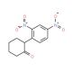 2-(2,4-Dinitrophenyl)cyclohexanone (CAS 21442-55-7) - chemical structure image
