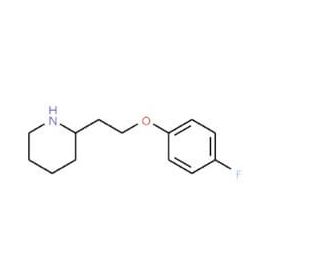 2-[2-(4-Fluorophenoxy)ethyl]piperidine - chemical structure image