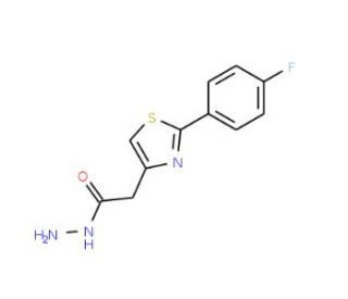 2-[2-(4-fluorophenyl)-1,3-thiazol-4-yl]acetohydrazide - chemical structure image