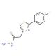2-[2-(4-fluorophenyl)-1,3-thiazol-4-yl]acetohydrazide - chemical structure image