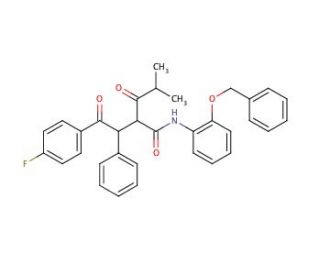 2-[2-(4-Fluorophenyl)-2-oxo-1-phenyl-ethyl]-4-methyl-3-oxo-pentanoic Acid, (2-Benzyloxy-phenyl)-amide (CAS 887355-33-1) - che