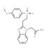 {2-[2-(4-Methoxy-benzenesulfonyl)-ethyl]-benzoimidazol-1-yl}-acetic acid - chemical structure image