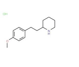 2-[2-(4-Methoxy-phenyl)-ethyl]-piperidinehydrochloride - chemical structure image