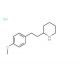2-[2-(4-Methoxy-phenyl)-ethyl]-piperidinehydrochloride - chemical structure image