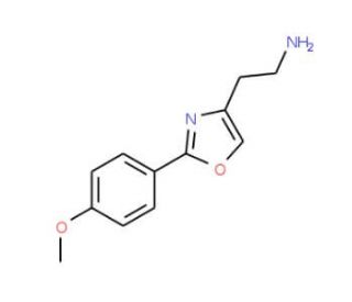 2-[2-(4-methoxyphenyl)-1,3-oxazol-4-yl]ethanamine - chemical structure image