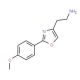 2-[2-(4-methoxyphenyl)-1,3-oxazol-4-yl]ethanamine - chemical structure image
