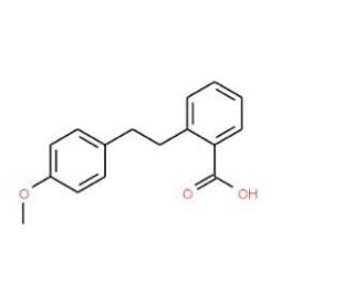 2-[2-(4-Methoxyphenyl)ethyl]benzoic acid (CAS 14525-71-4) - chemical structure image