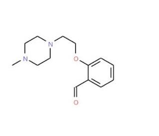 2-[2-(4-Methyl-piperazin-1-yl)-ethoxy]-benzaldehyde (CAS 82625-37-4) - chemical structure image