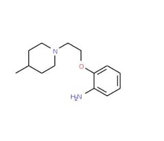 2-[2-(4-Methyl-piperidin-1-yl)-ethoxy]-phenylamine - chemical structure image