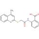 2-[2-(4-Methyl-quinolin-2-ylsulfanyl)-acetylamino]-benzoic acid - chemical structure image
