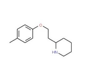 2-[2-(4-Methylphenoxy)ethyl]piperidine - chemical structure image
