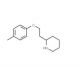 2-[2-(4-Methylphenoxy)ethyl]piperidine - chemical structure image