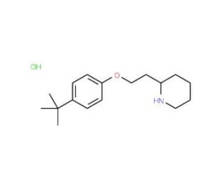 2-{2-[4-(tert-Butyl)phenoxy]ethyl}piperidine hydrochloride - chemical structure image