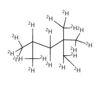 2,2,4-Trimethylpentane-d18 (CAS 51685-57-5) - chemical structure image
