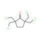 2,2,5,5-Tetrakis(chloromethyl)cyclopentanone (CAS 67059-01-2) - chemical structure image