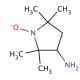 2,2,5,5-Tetramethyl-3-amino-pyrrolidine-1-oxyl Free Radical (CAS 34272-83-8) - chemical structure image