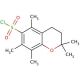 2,2,5,7,8-Pentamethyl-chromane-6-sulfonyl chloride (CAS 112160-39-1) - chemical structure image
