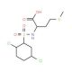 2-{[(2,5-dichlorophenyl)sulfonyl]amino}-4-(methylthio)butanoic acid (CAS 1008243-41-1) - chemical structure image