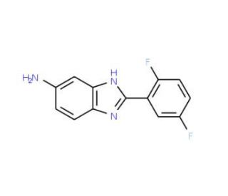 2-(2,5-difluorophenyl)-1H-1,3-benzodiazol-5-amine - chemical structure image