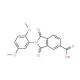2-(2,5-dimethoxyphenyl)-1,3-dioxoisoindoline-5-carboxylic acid - chemical structure image