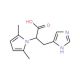 2-(2,5-Dimethyl-pyrrol-1-yl)-3-(1H-imidazol-4-yl)-propionic acid - chemical structure image