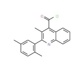2-(2,5-dimethylphenyl)-3-methylquinoline-4-carbonyl chloride - chemical structure image