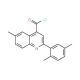 2-(2,5-dimethylphenyl)-6-methylquinoline-4-carbonyl chloride - chemical structure image