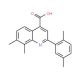 2-(2,5-dimethylphenyl)-7,8-dimethylquinoline-4-carboxylic acid - chemical structure image