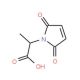 2-(2,5-Dioxo-2,5-dihydro-pyrrol-1-yl)-propionic acid - chemical structure image