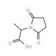 2-(2,5-dioxopyrrolidin-1-yl)propanoic acid - chemical structure image