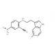 2-{[2-(5-Fluoro-1H-indol-3-yl)ethyl]amino}-5-nitrobenzonitrile - chemical structure image