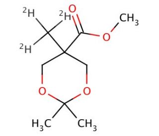 2,2,5-Trimethyl-1,3-dioxane-5-carboxylic Acid Methyl Ester-d3 - chemical structure image