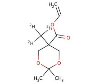 2,2,5-Trimethyl-1,3-dioxane-5-carboxylic Acid Vinyl Ester-d3 - chemical structure image