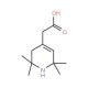 (2,2,6,6-Tetramethyl-1,2,3,6-tetrahydro-pyridin-4-yl)-acetic acid - chemical structure image