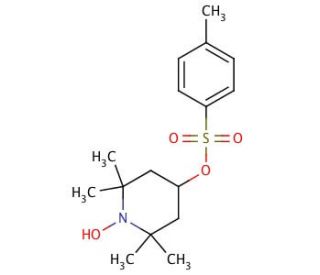 2,2,6,6-Tetramethyl-4-(4&prime;-toluenesulfonate)piperidinooxyl (CAS 42495-21-6) - chemical structure image