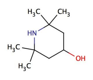 2,2,6,6-Tetramethyl-4-piperidinol (CAS 2403-88-5) - chemical structure image