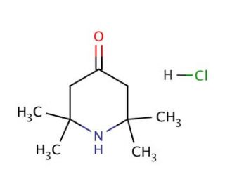2,2,6,6-Tetramethyl-4-piperidone hydrochloride (CAS 33973-59-0) - chemical structure image