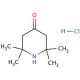2,2,6,6-Tetramethyl-4-piperidone hydrochloride (CAS 33973-59-0) - chemical structure image